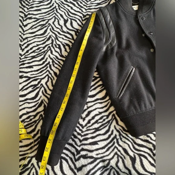 Saint Laurent Paris mono black teddy size F38 - Picture 4 of 9